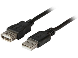 Cabo de Dados EFB ELEKTRONIK (USB A - 1.8 m - Preto)