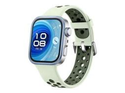 Pulseira De Silicone Bicolor Com Furos Redondos Para Huawei Watch Fit4 Pro / Fit4 / Fit3