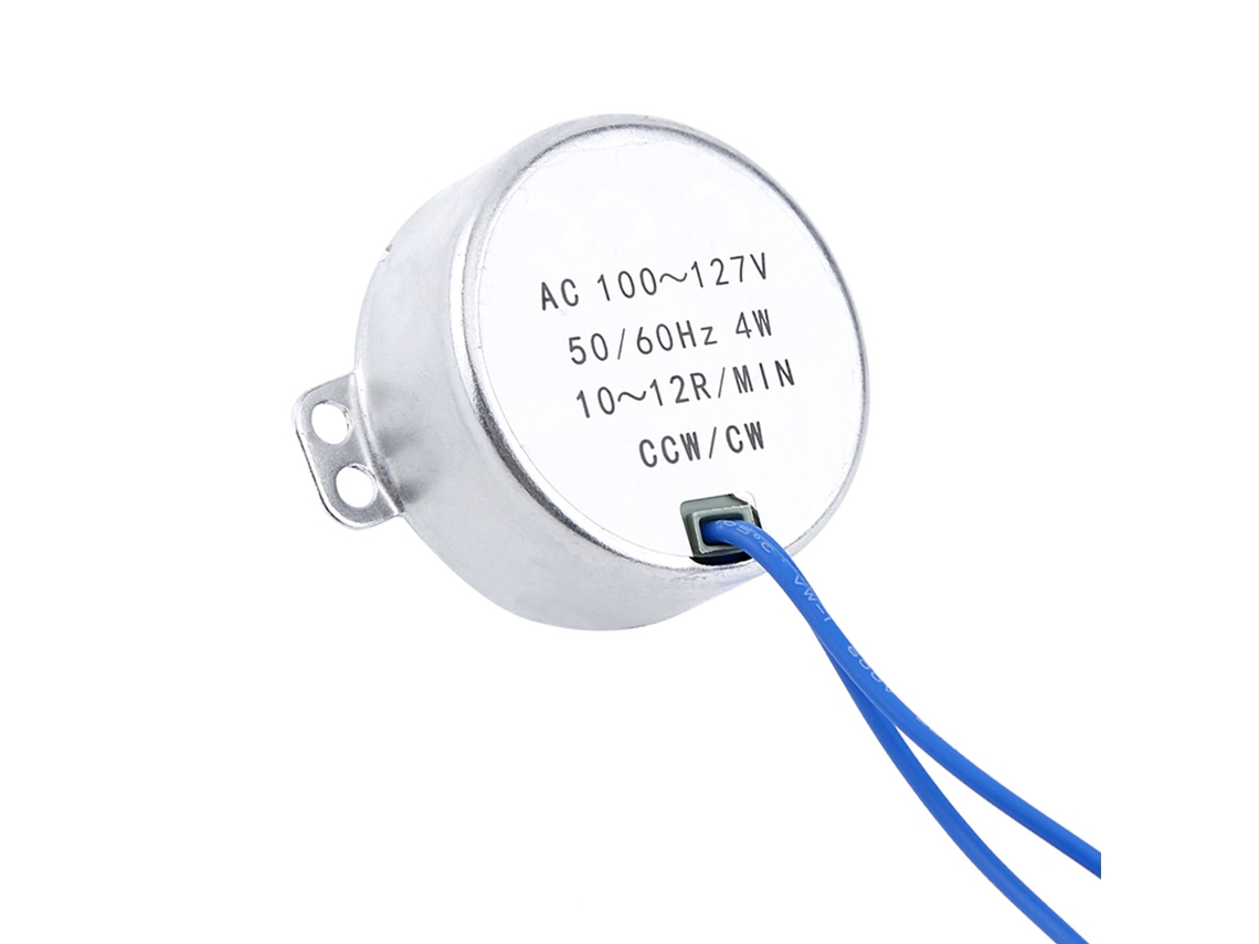 Motor de Engrenagem Síncrono Ac 100 127v Reversível