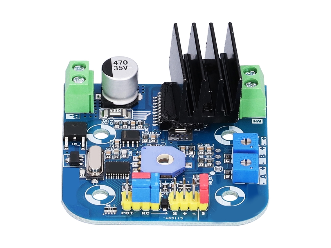Placa De Controle Servo Motor Driver Alto Poder 12v-24v
