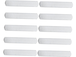 Milisten Placas de Aço Ponderadas 10 Peças , P E, Aço, Seguro