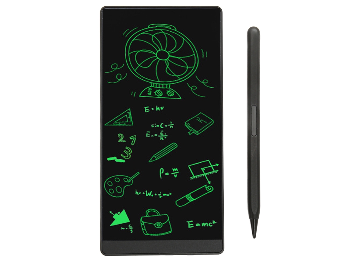 Bloco De Notas Lcd De 6,5 Polegadas, Apagável, Reutilizável, Prancheta Eletrônica Para Desenho, Para Crianças E Adultos Slowmoose