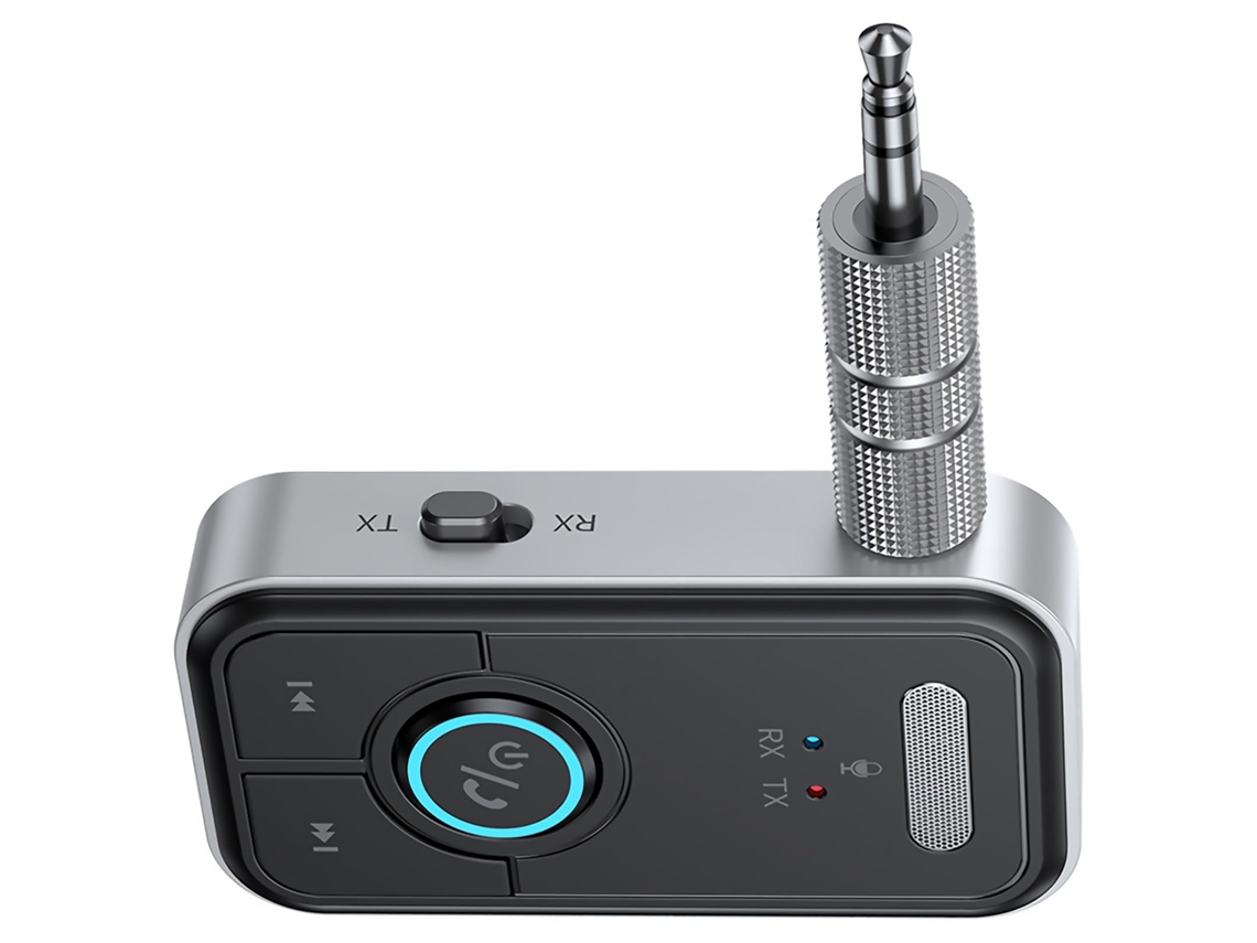 Transmissor E Recetor Bluetooth Aux 2 Em 1 Para Carro E Sistema Estéreo
