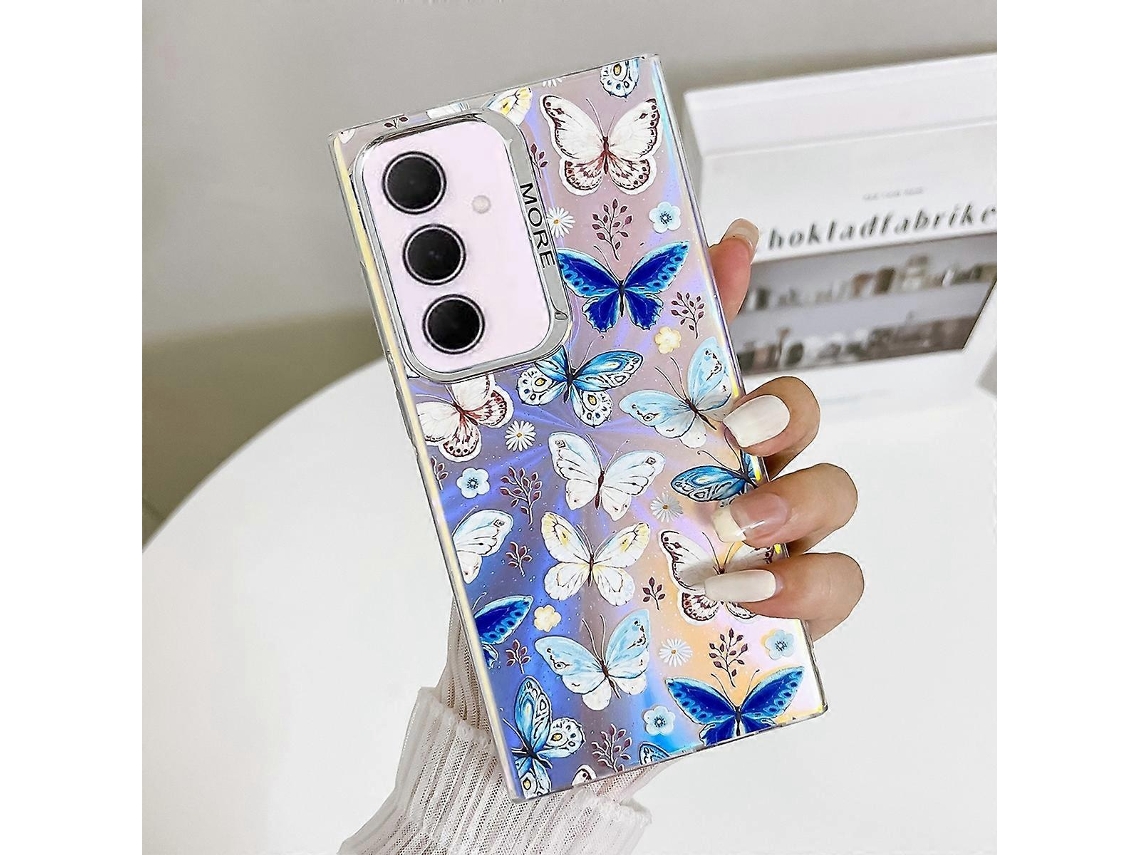 Capa De Celular Estilo Borboleta Com Galvanoplastia A Laser