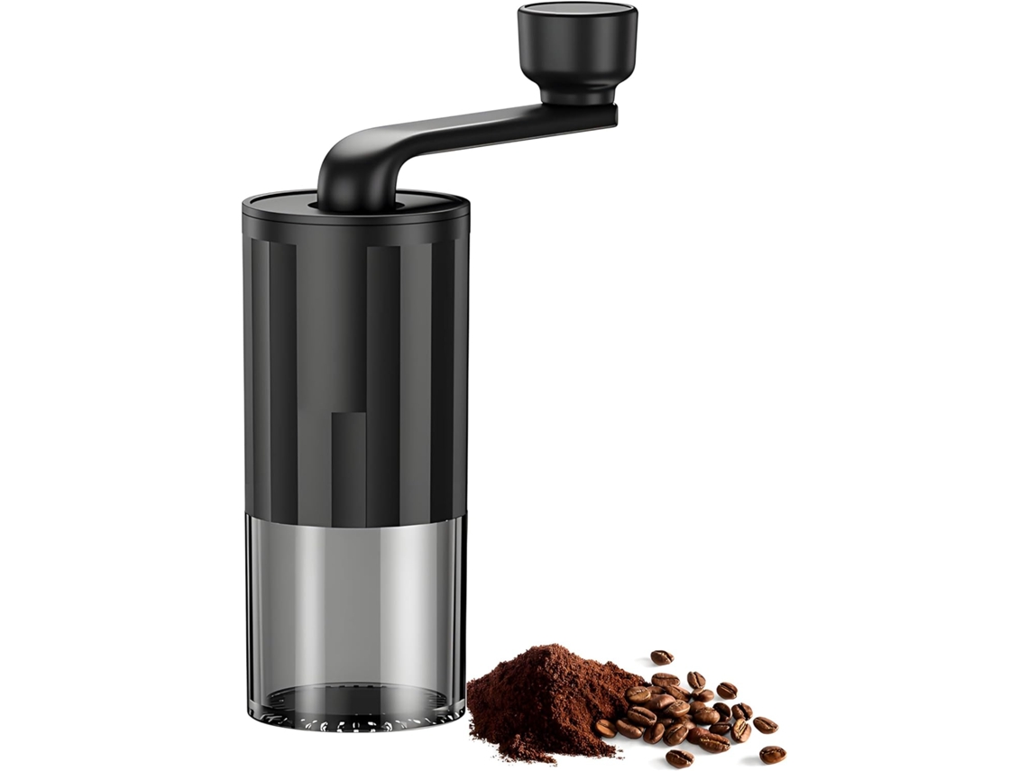 Moedor De Café Manual Cerâmica, Portátil, Preto, Para Espresso, Prensa Francesa E Café Coado, Uso Em Casa E Viagens