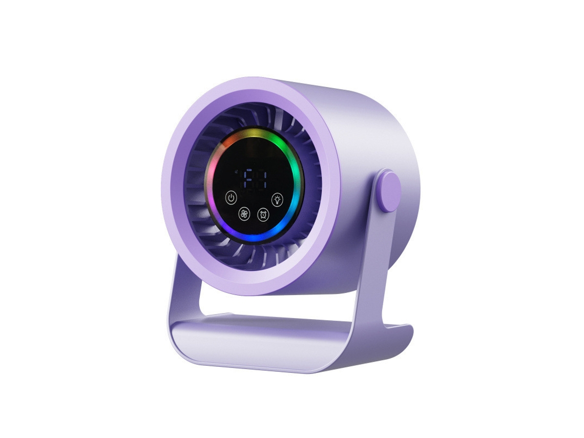 Ventoinha De Mesa Eifson Com 3 Velocidades E Controlo Touch (roxo)