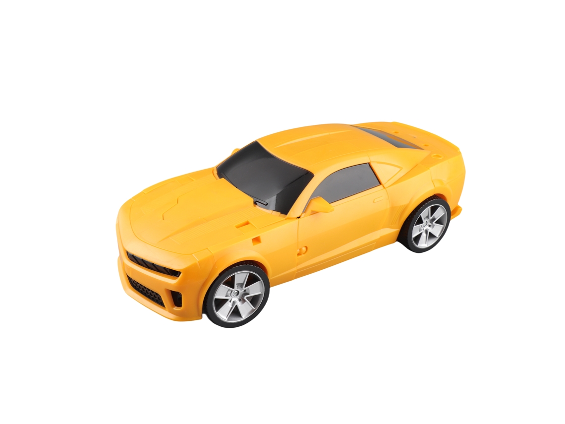 Primerox brinquedo de Carro Deformável 2 em 1 Transformação Manual para Crianças com Luz e Som