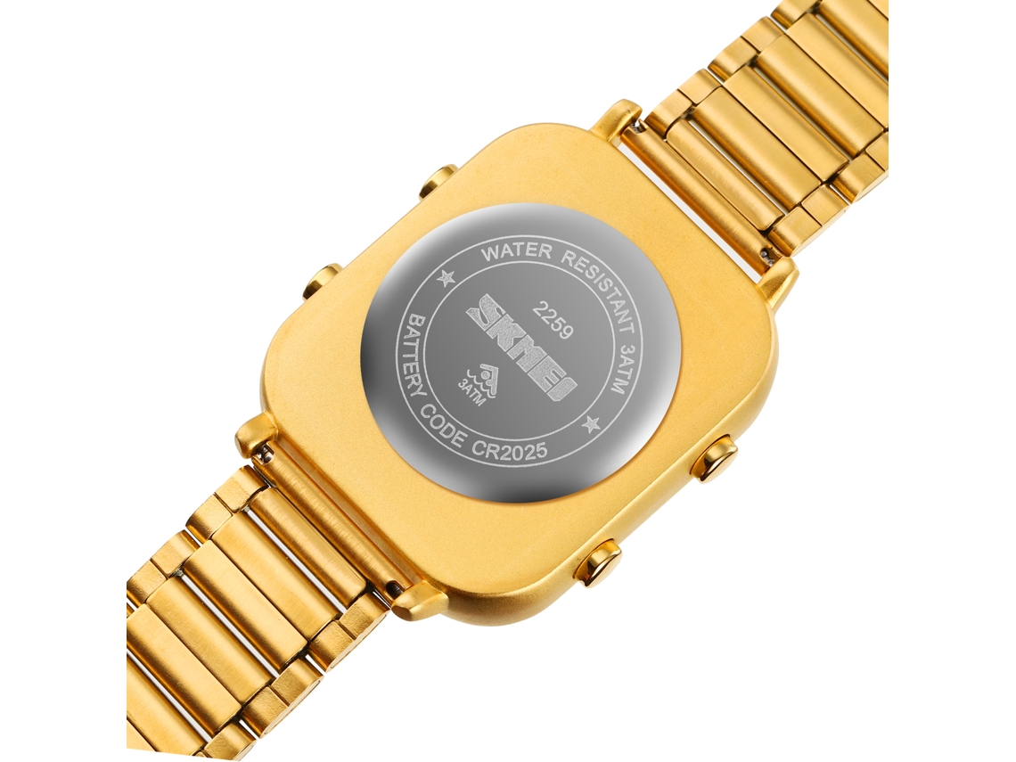 Reloj Digital Skmei Hombre Mujer Impermeable 30m Luz Trasera Cronómetro Temporizador