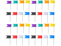 Alfinetes De Bandeira, Feitos De Plástico E Ferro, 160 Peças, Design Em Formato De T Para Mapas, Construção Durável Para