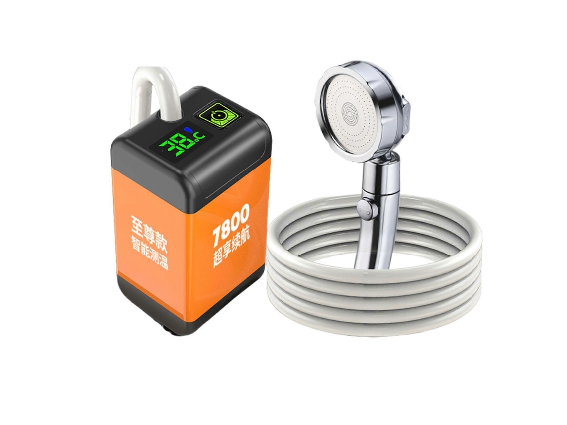 Chuveiro Portátil Para Acampamento, Chuveiro Elétrico Simples Para Dormitório, Ideal Para Acampamento Ao Ar Livre. PENGDSJE