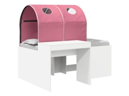 Cama com Túnel 4 Pcs Carvalho Artisian e Rosa MAISON EXCLUSIVE