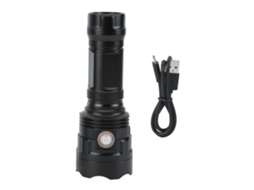 Rebe-lanterna Led De Alta Potencia Recargable Por Usb Impermeable Para Exterior, Rescate Y Senderismo T1u-90