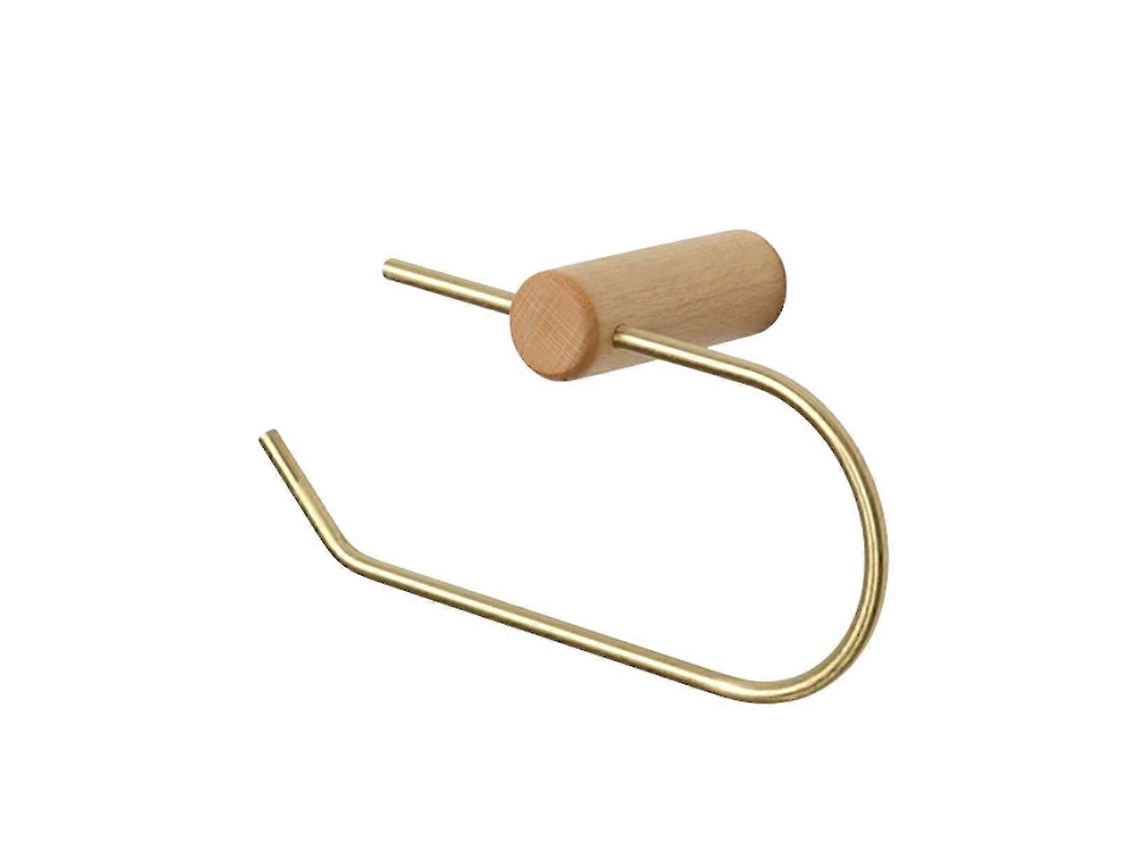 Suporte Para Papel Higiênico Em Madeira, Latão, Armazenamento Para Banheiro, Suporte Para Rolo De Papel, Suporte, Cor De Livro, Do Aquaforge