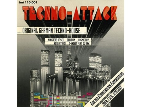 Cd Techno-attack - Original German Techno-house Imtrat, Vivo