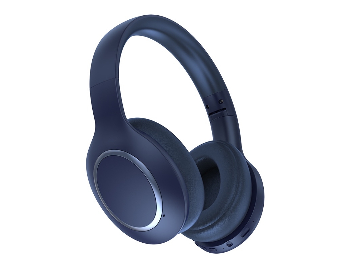 Fone Bluetooth Sem Fio, Redução Ruído Enc, Baixa Latência C/ Microfone, Estéreo Hifi, P/ Celulares/computadores Azul JIAPEI