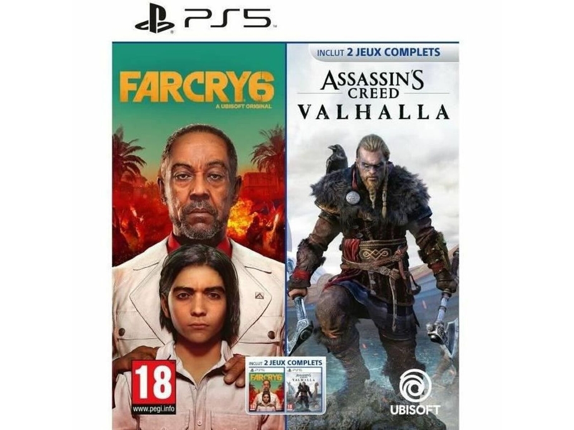 Jogo eletrónico PlayStation 5 Ubisoft Assassin's Creed Valhalla + Far Cry 6