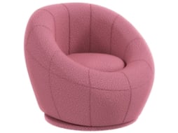Poltrona Infantil, Móveis Infantis, Banquinho Infantil, Pelúcia Macia, 60 Cm X 56 Cm X 48 Cm, Rosa Ehstmind