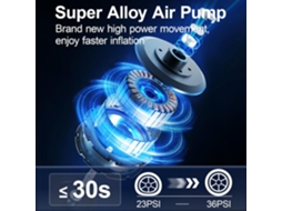 Compressor De Ar Portátil Insuflador De Pneus Woowind Dp3 150psi