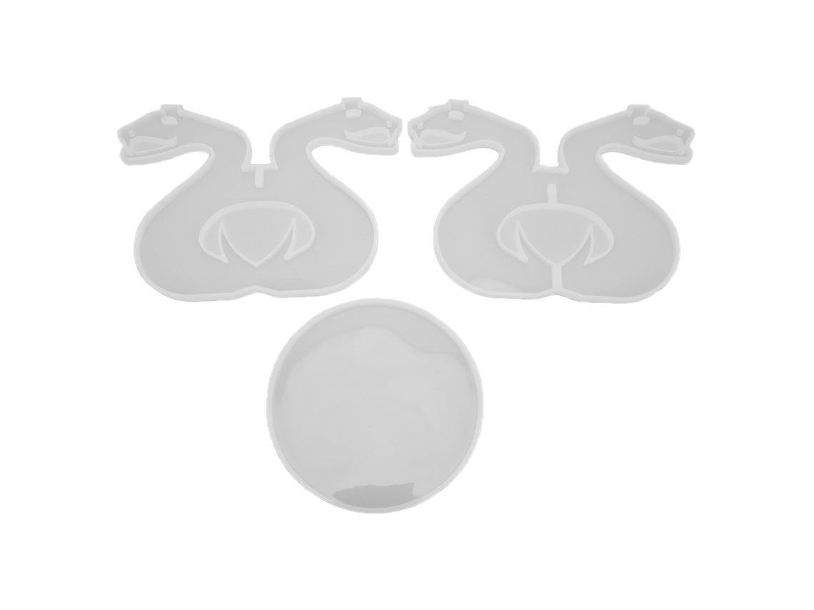 Molde De Silicona Transparente Para Soporte De Maceta Reutilizable Para Fabricar Portamacetas