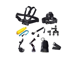 Lurelia Kit Com 9 Acessórios Para Câmera De Ação