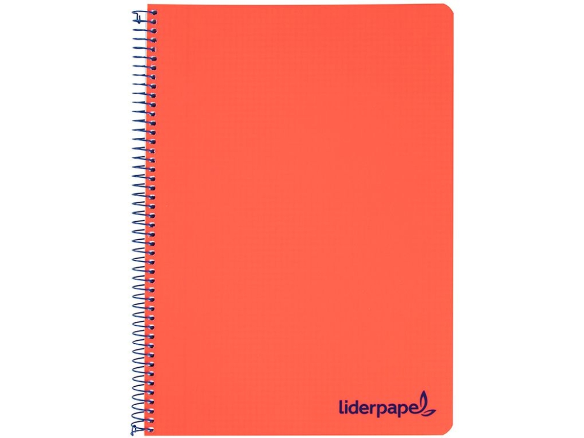 Caderno LIDERPAPEL Wonder Séries 90g/m² Vermelho (A7)