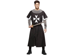 Fato de Homem DISFRAZZES Cruzado Medieval Preto (Tam: )
