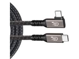 Cabo Usb-c Multifuncional De Alta Velocidade E Ângulo 90 Graus, Com