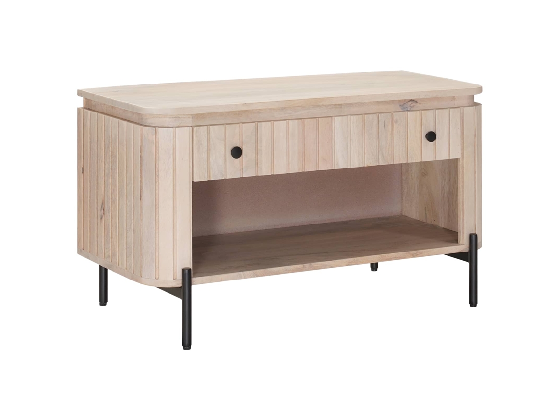 Vidaxl Banco Para Sapatos Com Gaveta Com Prateleira 85 X 37 X 48 Cm
