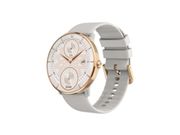 Relógio inteligente feminino Bestvite com Bluetooth 5.3, tela AMOLED de 1,43 polegadas, dourado