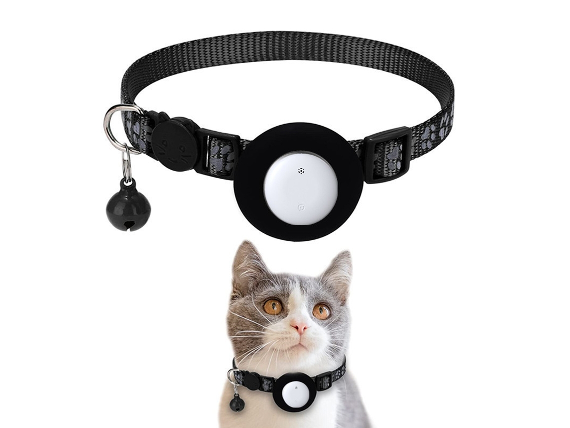 Rastreador De Animais, Localizador Global Gps, Dispositivo Anti-perda Compatível Com Dispositivos Android E Apple (preto) Cuich