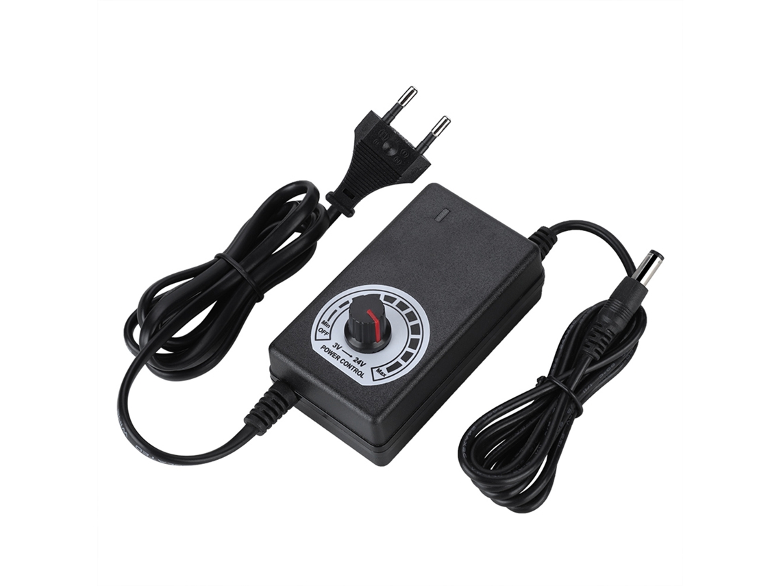 Adaptador de Carregador LAXISCREED com Led e Ajuste de Voltagem