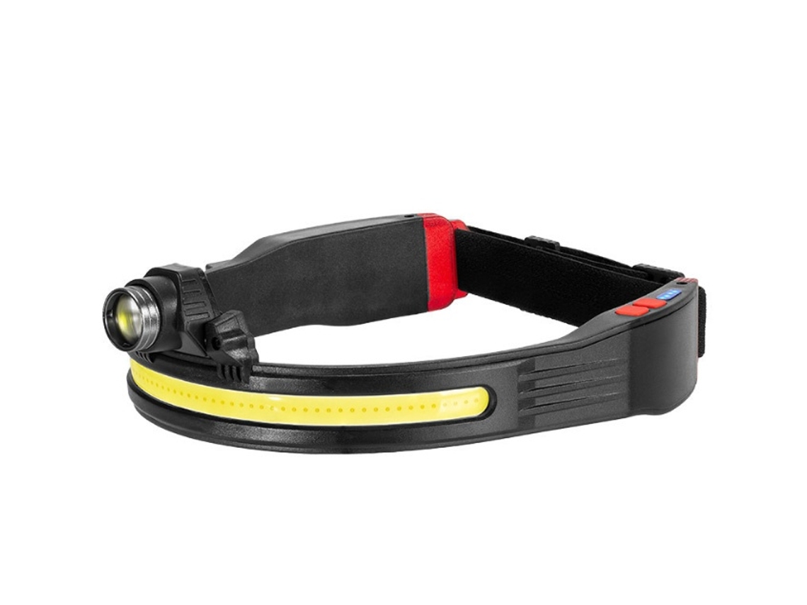 Elysve Lanterna Frontal Led, Cob, Preto