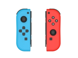 Controlador Bluetooth YUNZII azul e verde com um par de pulseiras.