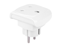 Adaptador De Plugue South Africa Para Eu Com Marca Laxiscreed, Compatível Para Viagens E Resistente Ao Fogo