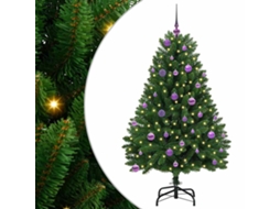 Conjunto 1 Árvore De Natal Artificial Vidaxl Verde Pvc (150 Cm)