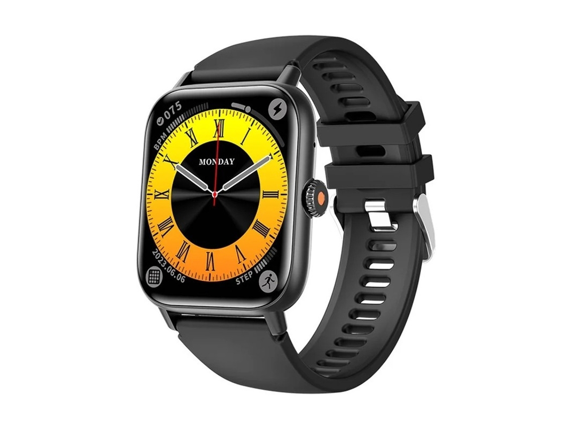 Smartwatch com chamada Bluetooth, rastreador de atividade física, pedômetro, monitoramento de frequência cardíaca, tecido sensível ao toque 1,85 Bestvite