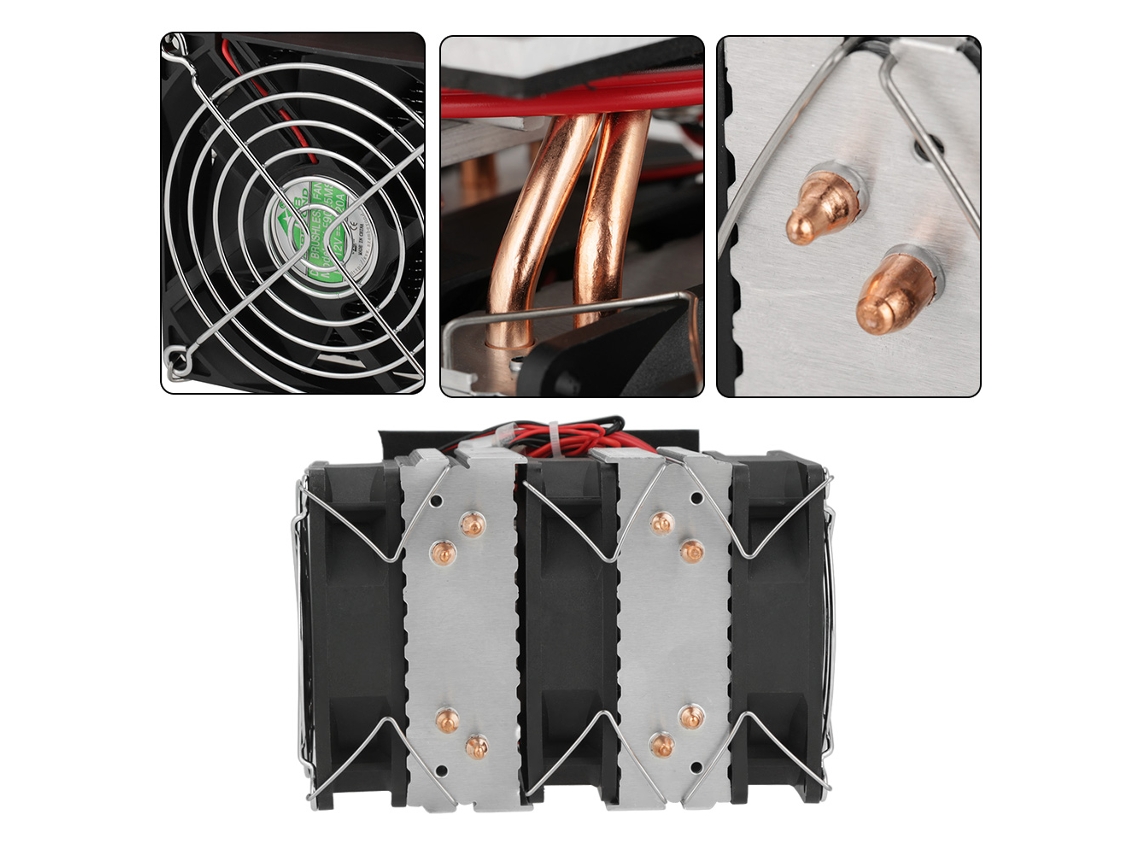 Kit de sistema de resfriamento faça você mesmo com resfriamento de semicondutor eletrônico de 12 V e 120 W