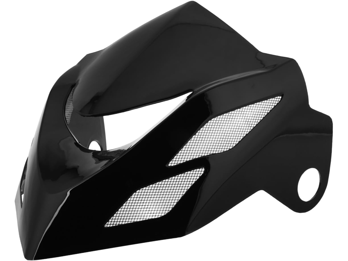 Defletor de para-brisa para motocicleta em ABS preto, extensão compatível com MSX125, proteção