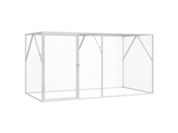 Vidaxl Gaiola Para Pássaros Antracite 208 X 102 X 108 Cm