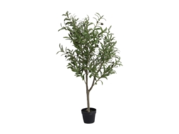 Planta Artificial Huesca OZAIA (Verde - Tecido, Veludo e Pedra - 40x40x120 cm)