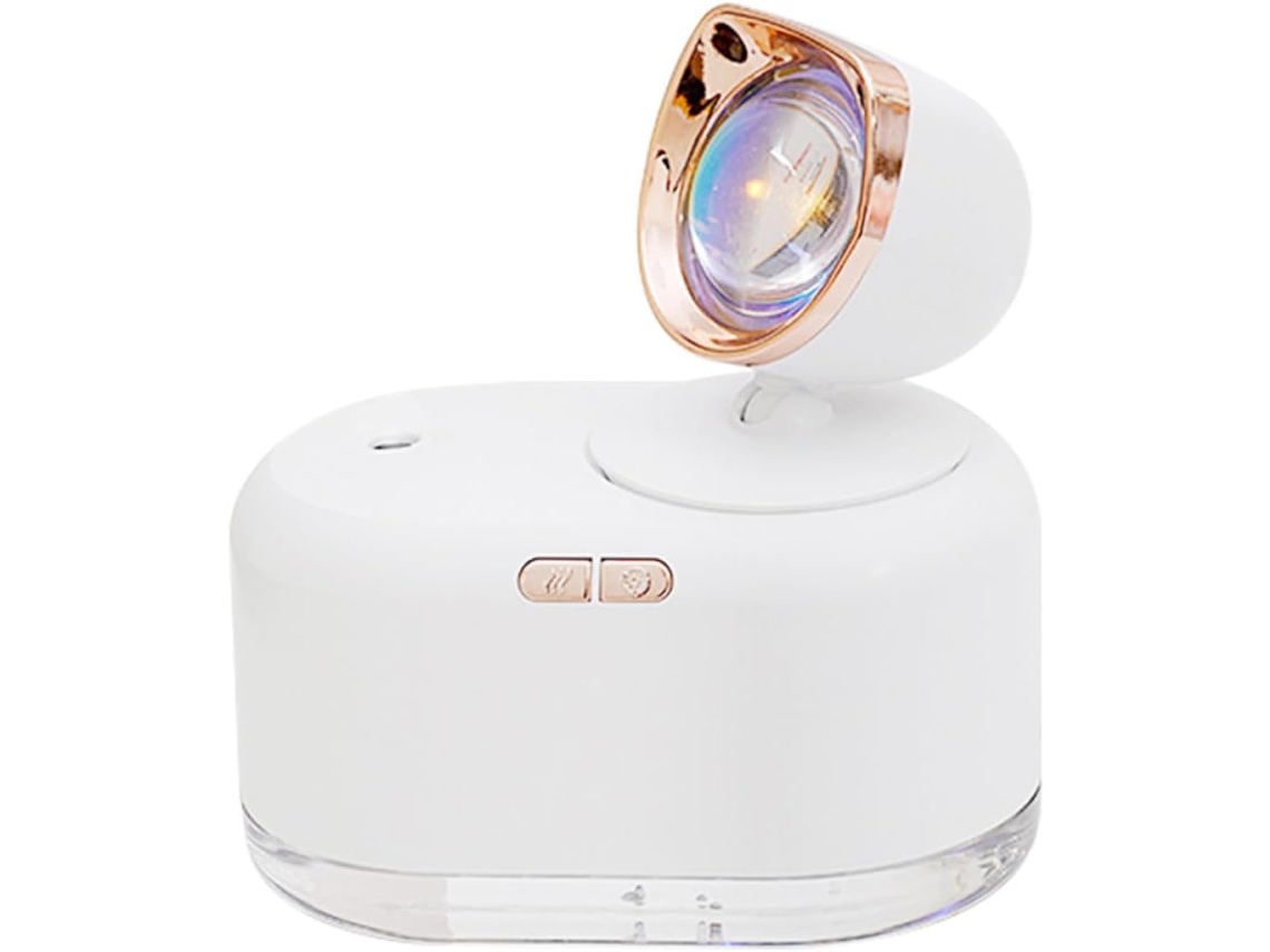 Umidificador Silencioso Ibasenice Com Projeção De Pôr Do Sol E Capacidade 300ml. Design Criativo Em