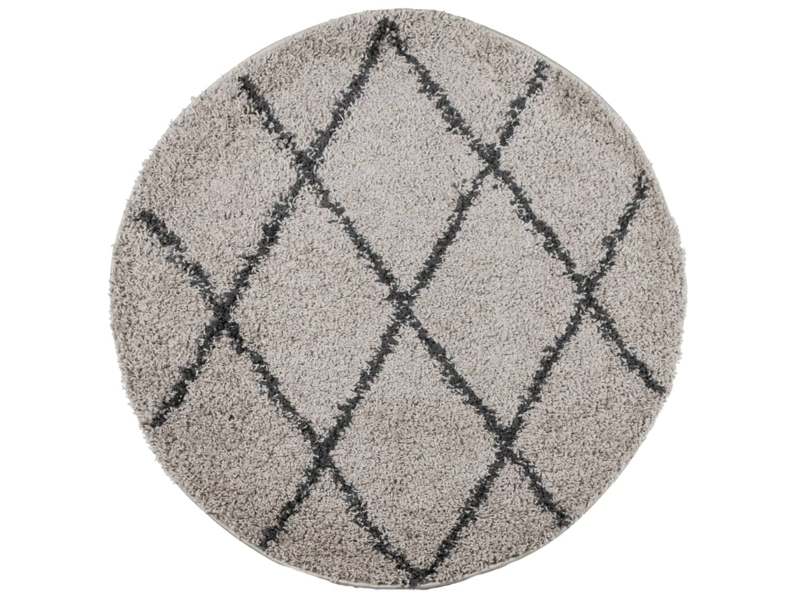 Shaggy Rug, Shaggy Rugs Vidaxl Multicolor Polipropileno (ø 120 Cm)
