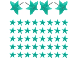 Conjunto De 50 Tachinhas Em Formato Estrela Para Escritório E Escola, Tachinhas Decorativas De Plástico Para Quadros E
