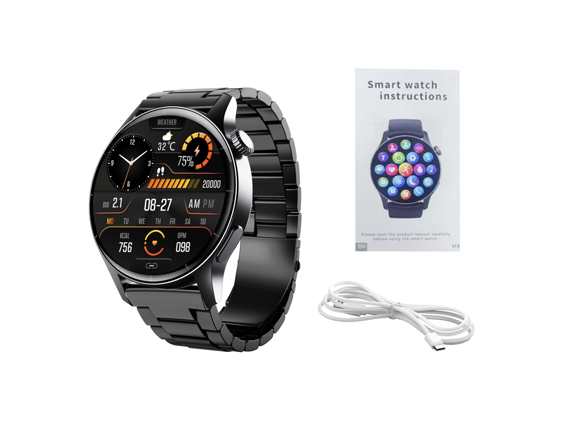 Relógio Inteligente LAXISCREED Chamadas Bluetooth Monitor Saúde