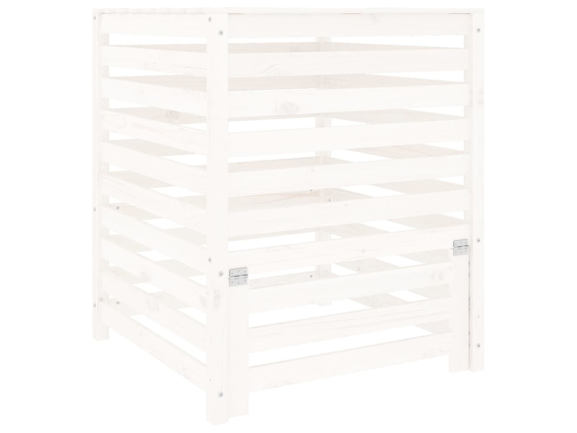 Composter, Composters Vidaxl Branco Madeira De Pinho (82.5 X 82.5 X 99.5 Cm)