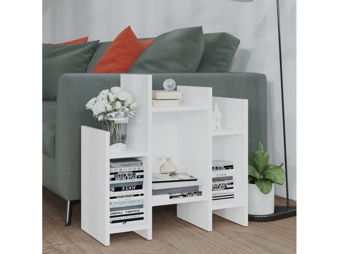 Vidaxl Móvel De Apoio 60x26x60 Cm Derivados De Madeira Branco