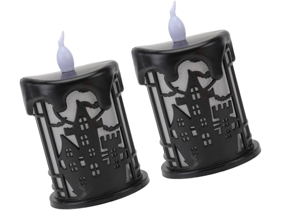 Decoração De Halloween Criativa Com Vela De Led, Enfeite Luminoso Ideal Para Casa E Jardim. Decoração De Halloween Criativa Com Vela De Gokoco