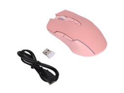 Rato Sem Fio Para Jogos Ergonômico Rgb Com Dpi Ajustável