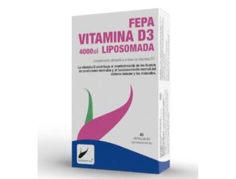 Fepa Vitamina D3 Liposomada 400Ui 40 Cápsulas FEPADIET
