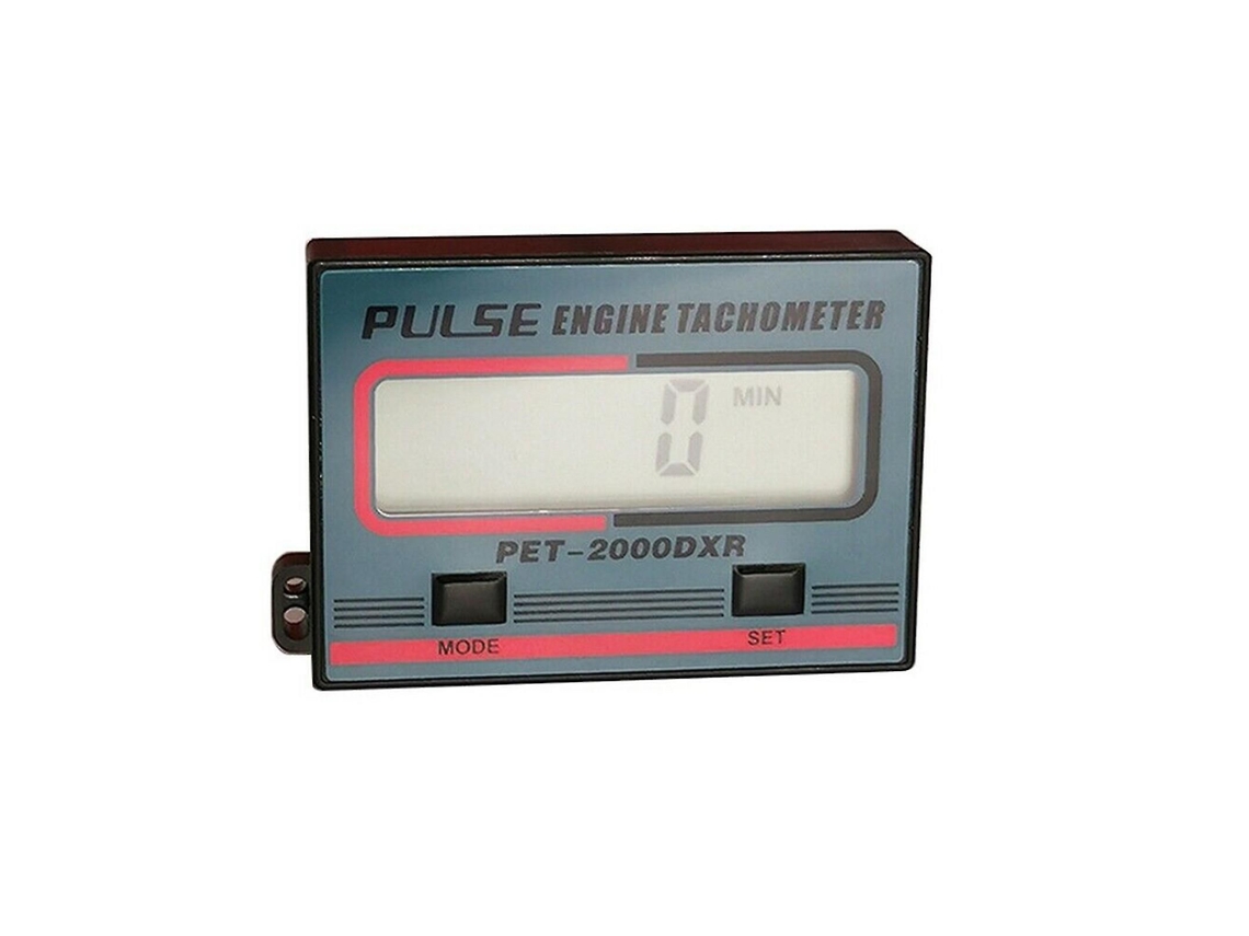 Induction Motoserra Digital Tachometer Multi-function Tach Hour Meter Blue1pcs